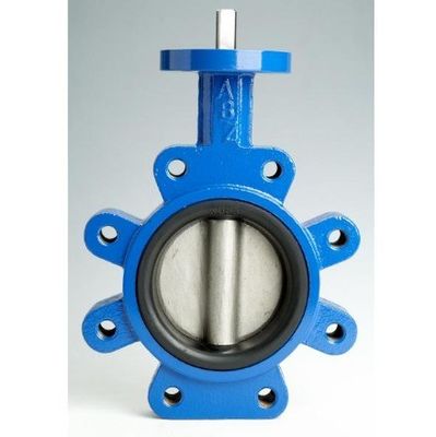 8 ιντσών DN200 PN16 Δυνατό σιδερένιο δίσκο σώματος SS410 Στάμ ελαστικό κάθισμα