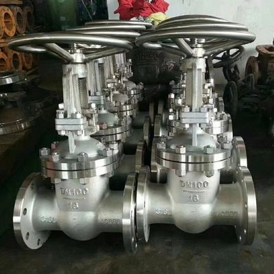 WCB DN500 PN25 Βαλβίδα πύλης Διαθέσιμη για OEM σε χάλυβα άνθρακα/σιμένιο/ανεξήγητο