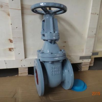 DN32 CI Metal Seat Flange Cast Iron Soft Seal Rising Stem Stainless Steel Wcb Gate Valve (Μεταλλική φλέβα καθίσματος)