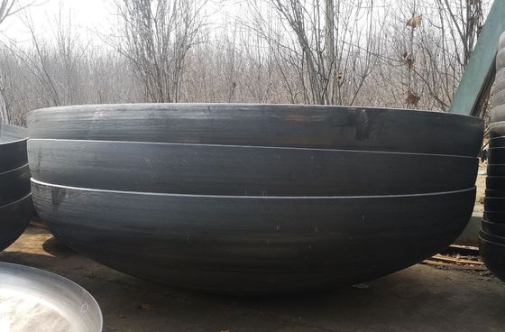 Πρότυπο ASME 300mm 500m 800m 1000mm Θορισσφαιρική κεφαλή και άκρα για δοχεία υπό πίεση