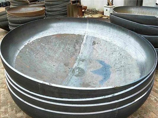Προσαρμοσμένο μέγεθος Κεφαλάκια πιάτων 1000mm 6mm Ελαφρύ χάλυβα Ημισφαίριο Κεφαλάκια