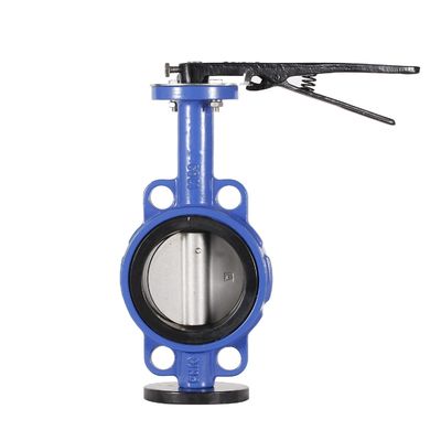 150LB PN16 DN100 ευέλικτος χυτοσίδηρος από ανοξείδωτο χάλυβα διπλή φλάντσα Wafer Lug βαλβίδα πεταλούδας