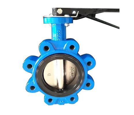 API609 EPDM Εφοδιασμένη με PTFE χυτοσίδηρο τύπου βαλβίδας πεταλούδας για εξατομικευμένες ανάγκες