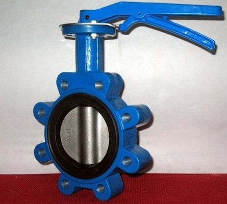 8 ιντσών DN200 PN16 Δυνατό σιδερένιο δίσκο σώματος SS410 Στάμ ελαστικό κάθισμα