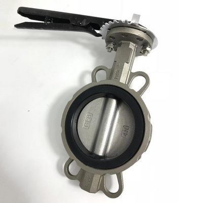DN50-DN600 Βαλβίδα πεταλούδας από ανοξείδωτο χάλυβα για τη φαρμακευτική βιομηχανία