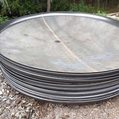 1000mm 900mm Ελαφρύ ανοξείδωτο χάλυβα επίπεδες κεφαλές θόλους για κατασκευαστές δοχείων υπό πίεση