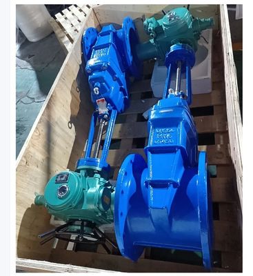 Διαθέσιμο OEM Ατσάλι άνθρακα WCB NKZ961H Ηλεκτρική φλάντσα Βαλβίδα Πύλης Κενού Πρότυπο DIN F6