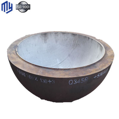Πρότυπο ASME 6mm 1200mm 1000mm 900mm Κεφαλή ημισφαίρου από χάλυβα άνθρακα για μέρη λέβητα