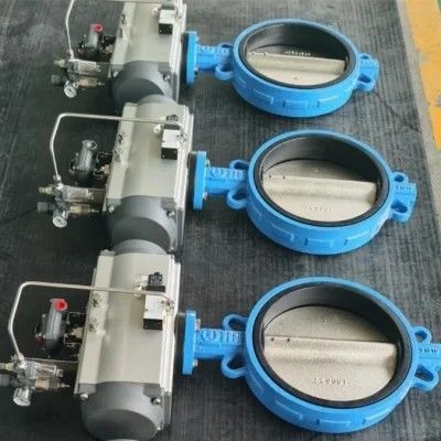 Εγχειρίδιο χαμηλής θερμοκρασίας PN16 PN25 DN40-DN400 300LB Μεταλλική σκληρή σφραγίδα Πνευματική βαλβίδα πεταλούδας