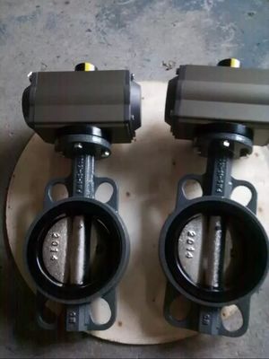 Εγχειρίδιο χαμηλής θερμοκρασίας PN16 PN25 DN40-DN400 300LB Μεταλλική σκληρή σφραγίδα Πνευματική βαλβίδα πεταλούδας