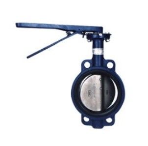 OEM Port Size Βαλβίδα πεταλούδας από ανοξείδωτο χάλυβα/ατσάλι άνθρακα με χειροκίνητη λειτουργία