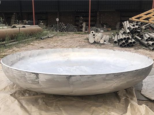 Κύκλος 200 mm έως 3000 mm από ανοξείδωτο χάλυβα Χάλυβα άνθρακα Ελλειπτικό ημισφαίριο Κεφαλάκι πιάτου Κάτω για τη βιομηχανία