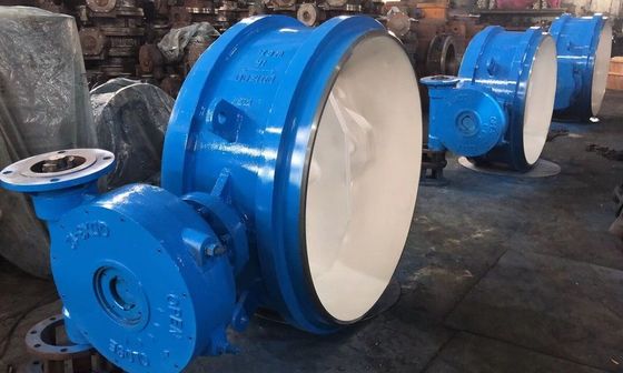 PN10 PN16 PN25 CLASS150 Διπλή φτερούγα διπλή εκτροπή εκκεντρική βαλβίδα πεταλούδας με ηλεκτρική πνευματική