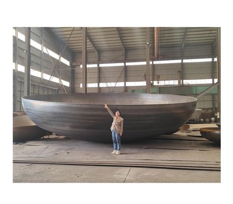 Κεφαλάκια δοχείων πίεσης ASME με διάμετρο 3000 mm Κεφαλάκια ελλειπτικών δοχείων θερμής σχηματισμού