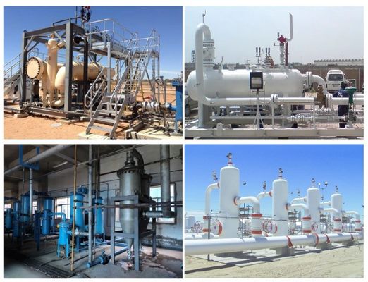 Εγκατάσταση διήθησης αερίου 25000 λίτρων Εγκατάσταση επαναφόρτισης ΥΦΑ με διαχωριστή ατμού υδροκυκλώνου