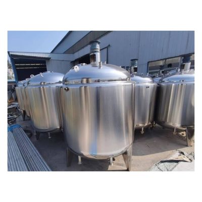 50L-30 000L Ηλεκτρική συσκευή θέρμανσης με ατμό Μικρατήρας Jacketed ατσάλινο αντηλιακό υγρό εξευγενιστικό δεξαμενή