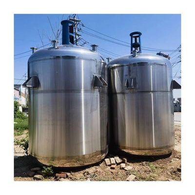 50L-30 000L Ηλεκτρική συσκευή θέρμανσης με ατμό Μικρατήρας Jacketed ατσάλινο αντηλιακό υγρό εξευγενιστικό δεξαμενή