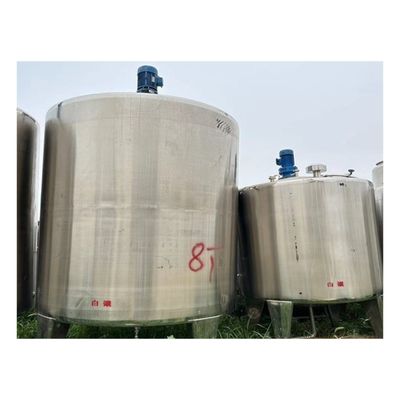 50L-30 000L Ηλεκτρική συσκευή θέρμανσης με ατμό Μικρατήρας Jacketed ατσάλινο αντηλιακό υγρό εξευγενιστικό δεξαμενή