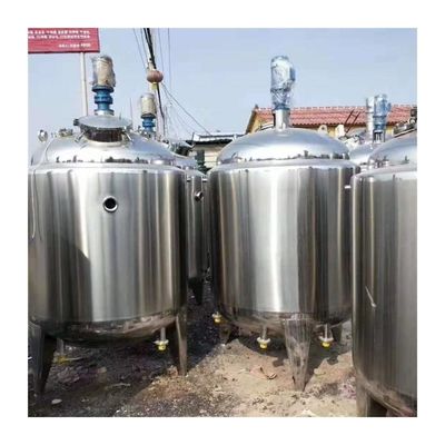Εγχειρίδιο αναφοράς 1000L δεξαμενή ανάμειξης γάλακτος από ανοξείδωτο χάλυβα για γραμμή παραγωγής ποτών