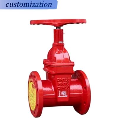 Προσαρμοσμένο μέγεθος θύρας DN40-DN1200 OS Y Metal Seat Flanged Gate Valve για σύστημα νερού