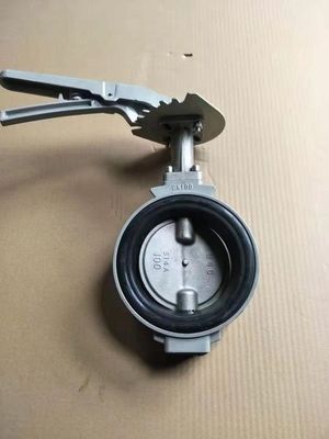 EPDM PTFE Σφραγίσματος Αλουμινίου Σύνθεσης Σώμα Wafer πεταλούδα βαλβίδα για την αντοχή στη διάβρωση