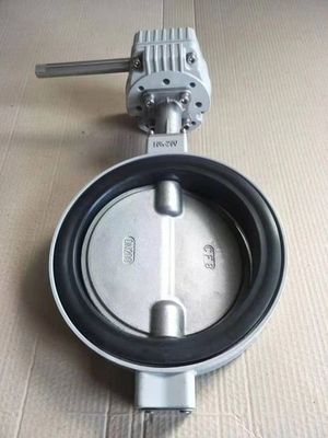 EPDM PTFE Σφραγίσματος Αλουμινίου Σύνθεσης Σώμα Wafer πεταλούδα βαλβίδα για την αντοχή στη διάβρωση