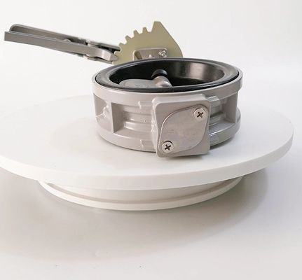 BUTTERFLY Design Αλουμινίου Σύνθεσης Wafer Βαλβίδα πεταλούδας με υλικό υαλοποιούμενου σιδήρου
