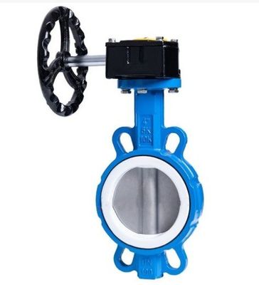 Δομή διαφράγματος 4 ιντσών Wafer Center Butterfly Valve Εγχειρίδιο χειριστή για υποστήριξη OEM