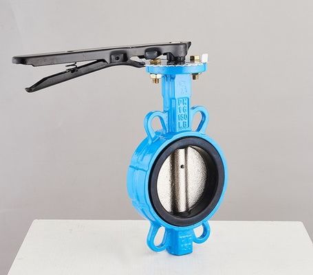 Δομή διαφράγματος 4 ιντσών Wafer Center Butterfly Valve Εγχειρίδιο χειριστή για υποστήριξη OEM