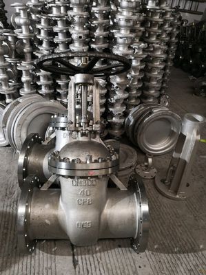 WCB DN500 PN25 Βαλβίδα πύλης Διαθέσιμη για OEM σε χάλυβα άνθρακα/σιμένιο/ανεξήγητο