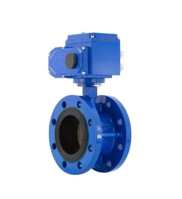 ANSI DIN BS Standard Double Flange Butterfly Valve για προσαρμοσμένες εφαρμογές