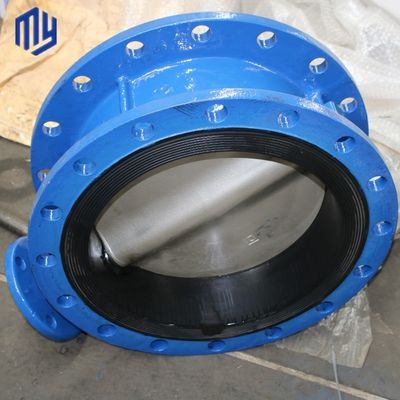 Βιομηχανική DN600 PN10 PN25 NBR Καθίσμα Ηλεκτρική βαλβίδα πεταλούδας διπλής φλεγκής γρήγορο άνοιγμα
