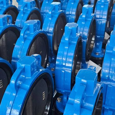 Προσαρμοσμένη υποστήριξη ODM EPDM Υφασμένο Πνευματικό Ενεργοποιητή Wafer Τύπος Ελέγχου Βαλβίδα Πεταλούδας