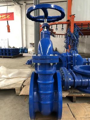DN32 CI Metal Seat Flange Cast Iron Soft Seal Rising Stem Stainless Steel Wcb Gate Valve (Μεταλλική φλέβα καθίσματος)