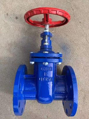 DN32 CI Metal Seat Flange Cast Iron Soft Seal Rising Stem Stainless Steel Wcb Gate Valve (Μεταλλική φλέβα καθίσματος)