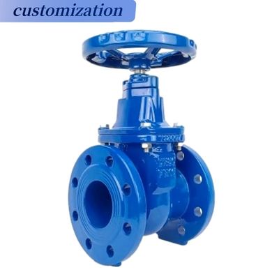 DN32 CI Metal Seat Flange Cast Iron Soft Seal Rising Stem Stainless Steel Wcb Gate Valve (Μεταλλική φλέβα καθίσματος)