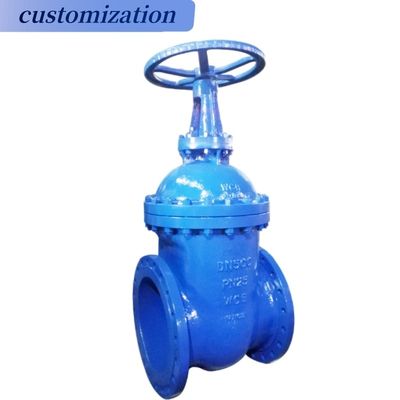 DN32 CI Metal Seat Flange Cast Iron Soft Seal Rising Stem Stainless Steel Wcb Gate Valve (Μεταλλική φλέβα καθίσματος)