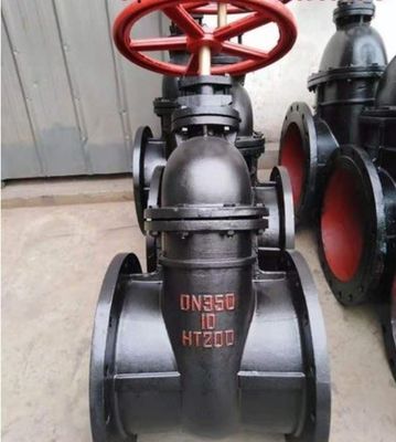 Βιομηχανία 100 mm WCB βαλβίδα πύλης χυτοσίδηρου με αυξανόμενο στέλεχος και χαλκό χαλκού μεταλλικό κάθισμα