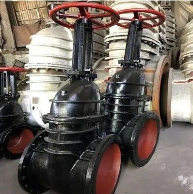 Βιομηχανία 100 mm WCB βαλβίδα πύλης χυτοσίδηρου με αυξανόμενο στέλεχος και χαλκό χαλκού μεταλλικό κάθισμα