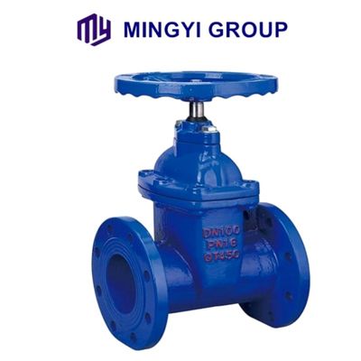 OEM Port Size DN80 Pn16 Βιομηχανική ανθρακώδης χάλυβα αυξανόμενο στέλεχος νερού φλάντζης βαλβίδα πύλης