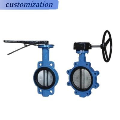 Wcb Worm Gear Operated Butterfly Valve για λύσεις ελέγχου μέσων κανονικής θερμοκρασίας