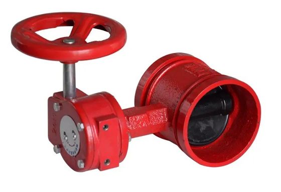 Συστήματα πυρός 300Psi Σχοινοειδής βαλβίδα πεταλούδας με σήμα προσαρμοσμένο στις ανάγκες σας