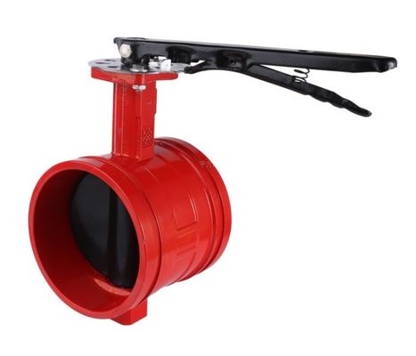 Συστήματα πυρός 300Psi Σχοινοειδής βαλβίδα πεταλούδας με σήμα προσαρμοσμένο στις ανάγκες σας