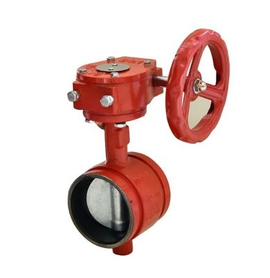 Συστήματα πυρός 300Psi Σχοινοειδής βαλβίδα πεταλούδας με σήμα προσαρμοσμένο στις ανάγκες σας