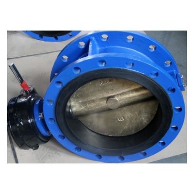 Dn1200 Διπλή φλάνσα ανθεκτική καθιστική βαλβίδα πεταλούδας με τις απαιτήσεις του πελάτη