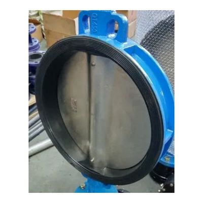 Δομή διαφραγμού DN1200 Σκουλήκι Gear Cast Iron Flange Βαλβίδα πεταλούδας για Βιομηχανική