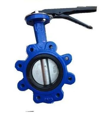 DN350 PN16 Βαλβίδα πεταλούδας EPDM ευέλικτη σιδηροπλακέτα φλάντζο υδρατμών για σύστημα νερού
