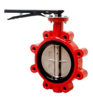 Προσαρμόσιμη βαλβίδα DN600 DI CI Σώμα SS Disc Lug Σκουπίδια Πεταλούδα για διάφορες βιομηχανίες