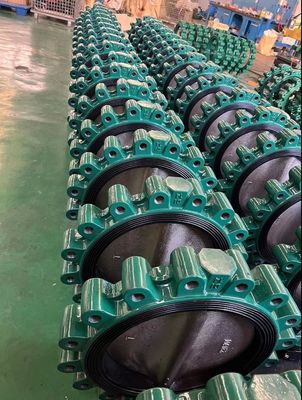 EPDM Σέιτ μαλακό σφράγιση μοχλό λειτουργεί Wafer Lug πεταλούδα βαλβίδα με εξατομικευμένες επιλογές