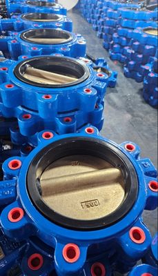 EPDM Σέιτ μαλακό σφράγιση μοχλό λειτουργεί Wafer Lug πεταλούδα βαλβίδα με εξατομικευμένες επιλογές